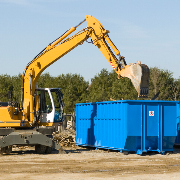 can i choose the location where the residential dumpster will be placed in Broadlands Illinois